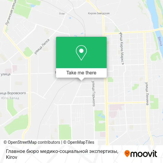 Главное бюро медико-социальной экспертизы map