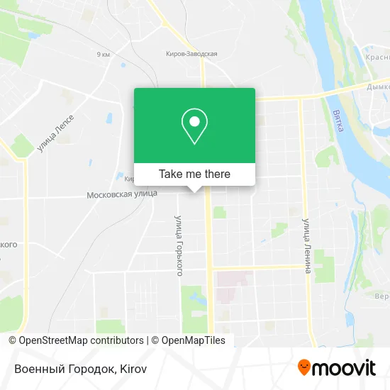 Военный Городок map