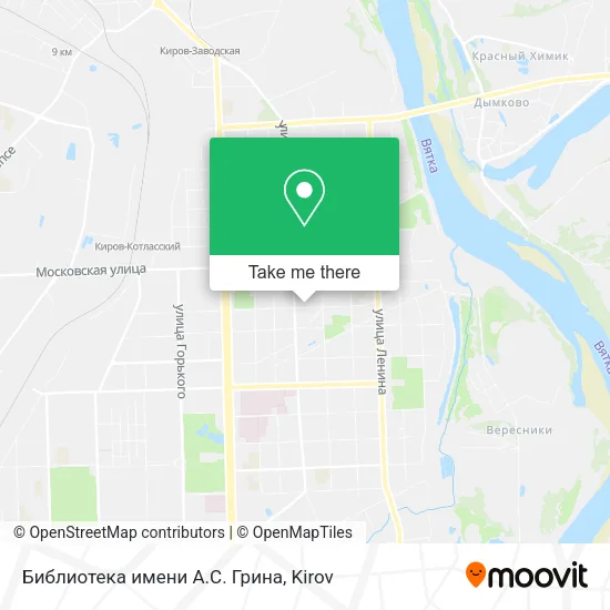Библиотека имени А.С. Грина map