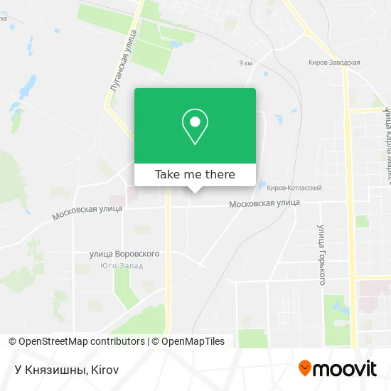 У Князишны map