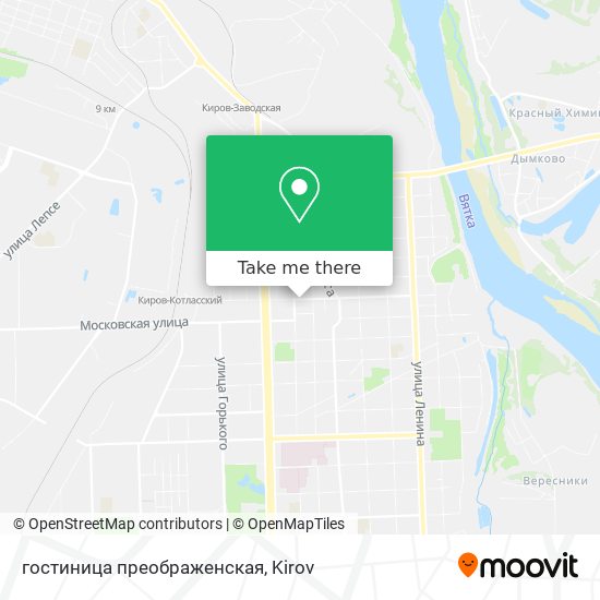 гостиница преображенская map