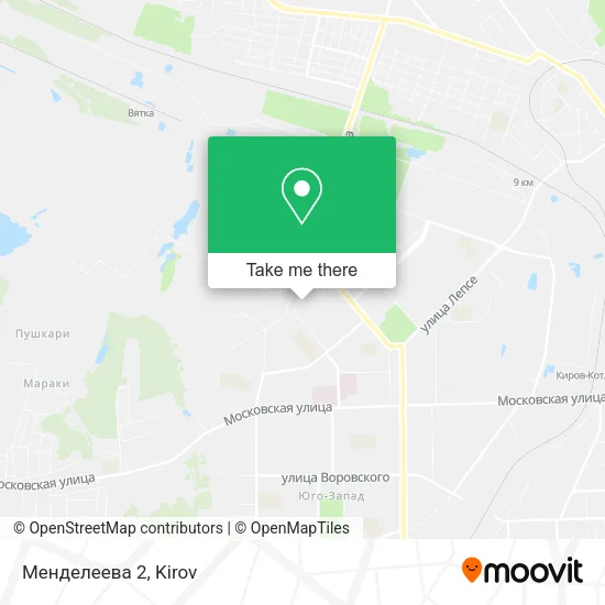 Менделеева 2 map