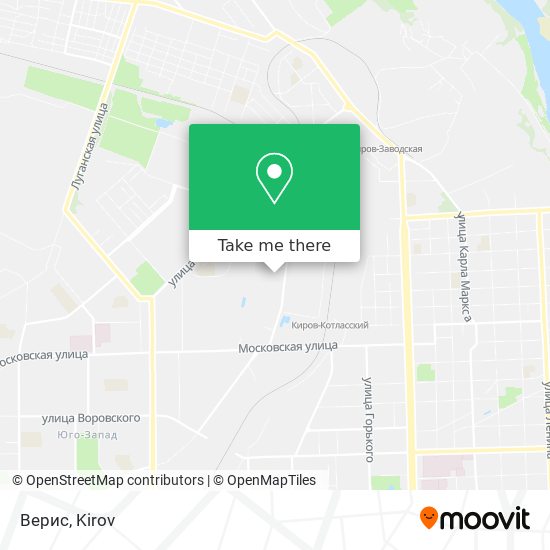 Верис map
