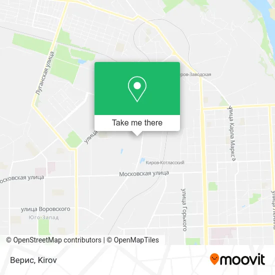 Верис map