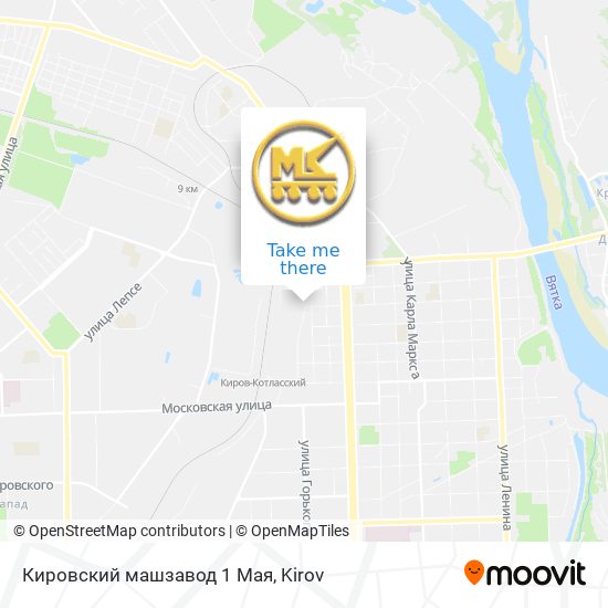 Кировский машзавод 1 Мая map