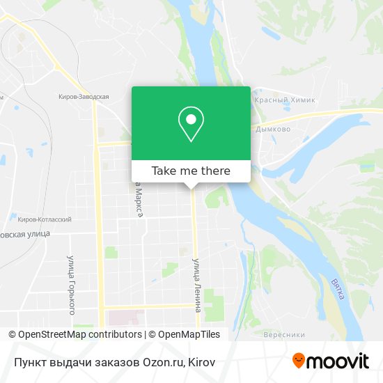 Пункт выдачи заказов Ozon.ru map