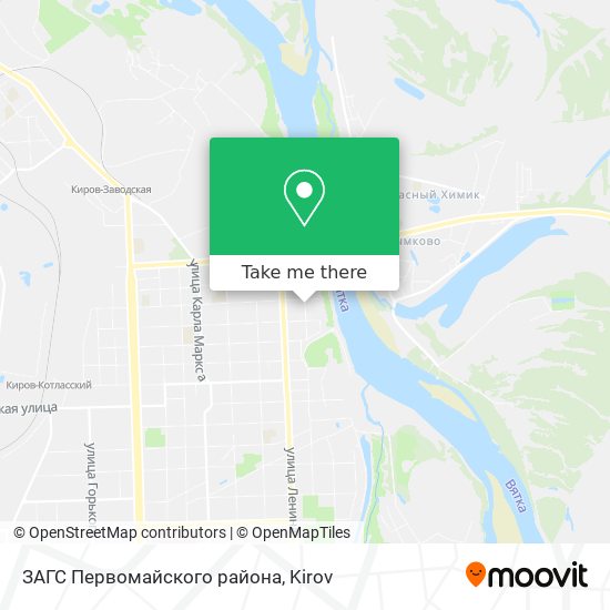 ЗАГС Первомайского района map