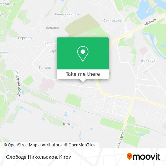 Слобода Никольское map