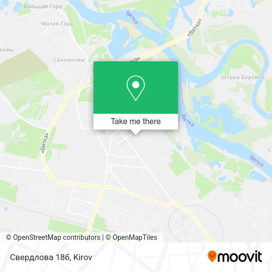 Свердлова 18б map
