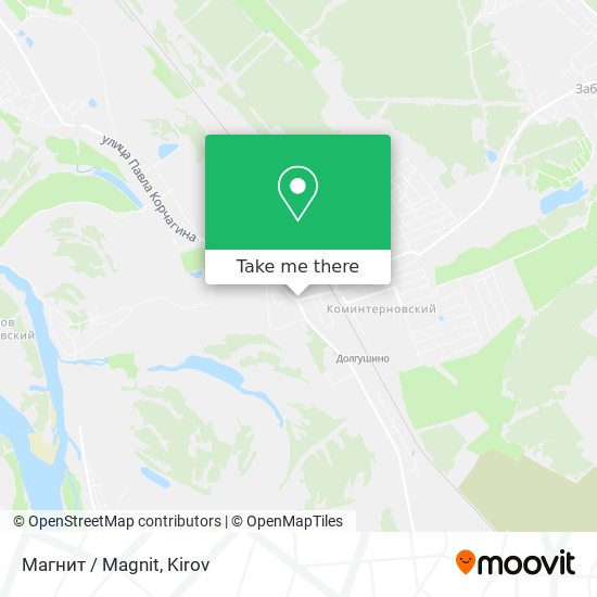 Магнит / Magnit map