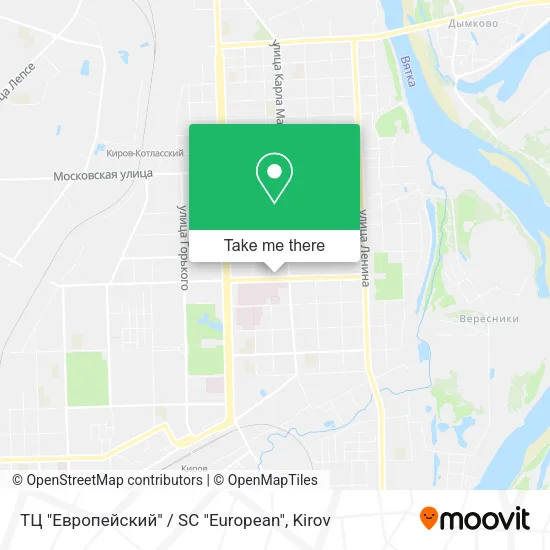 ТЦ "Европейский" / SC "European" map