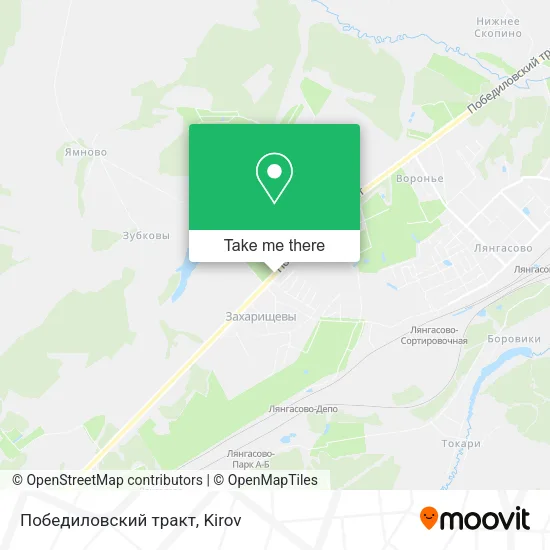 Победиловский тракт map