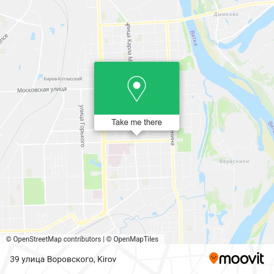 39 улица Воровского map