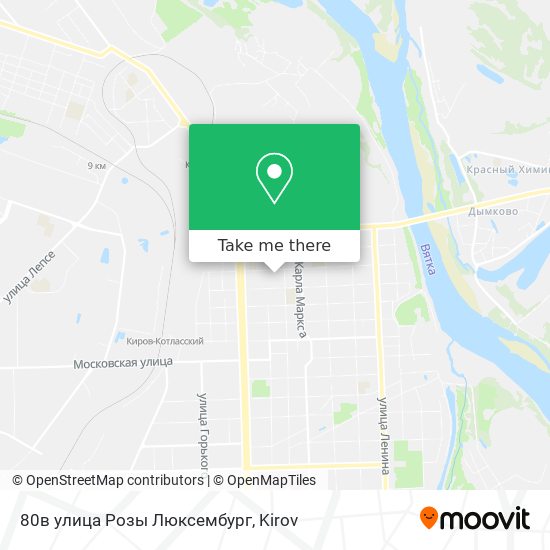 80в улица Розы Люксембург map