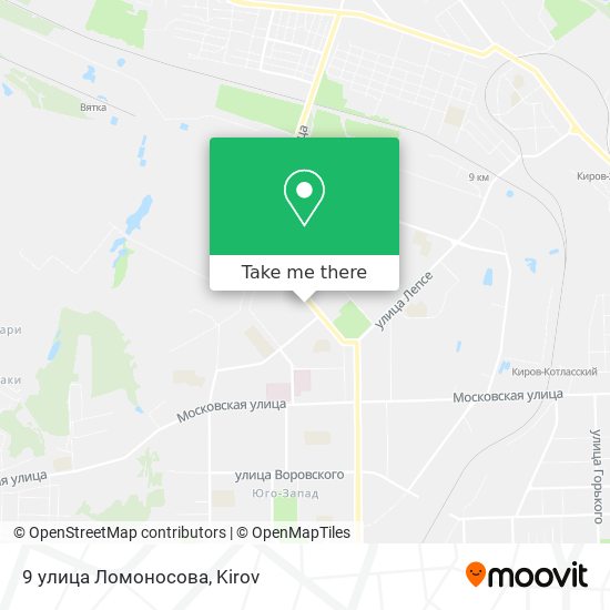 9 улица Ломоносова map