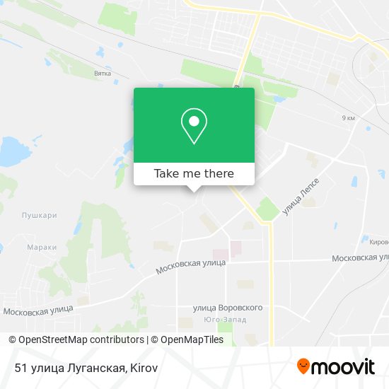 51 улица Луганская map