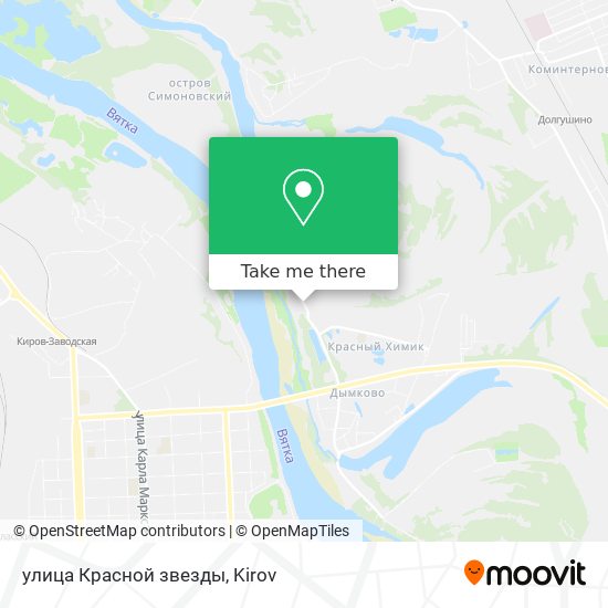 улица Красной звезды map