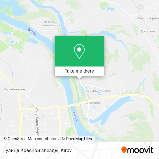 улица Красной звезды map