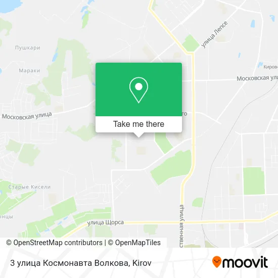 3 улица Космонавта Волкова map
