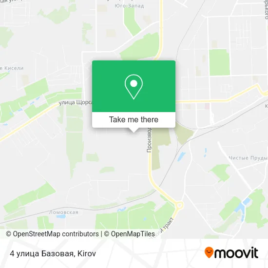 4 улица Базовая map