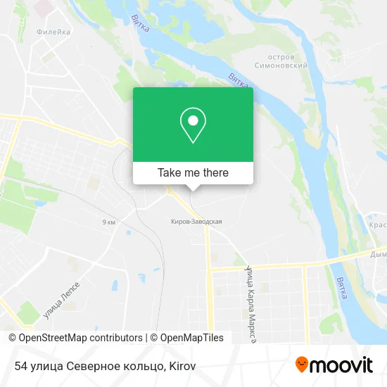54 улица Северное кольцо map