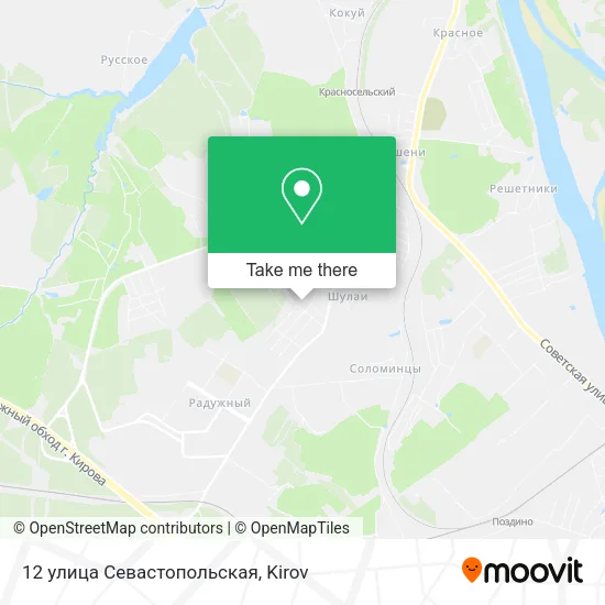 12 улица Севастопольская map
