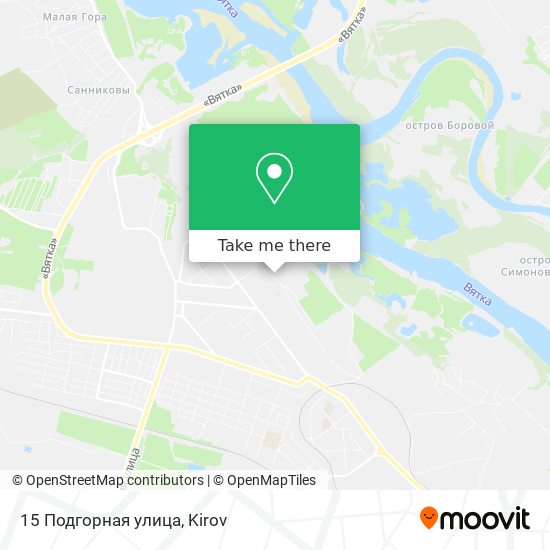 15 Подгорная улица map