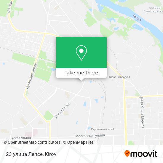 23 улица Лепсе map
