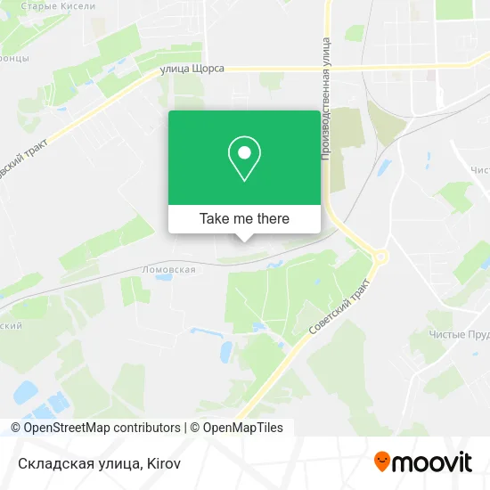 Складская улица map