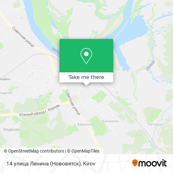 14 улица Ленина (Нововятск) map