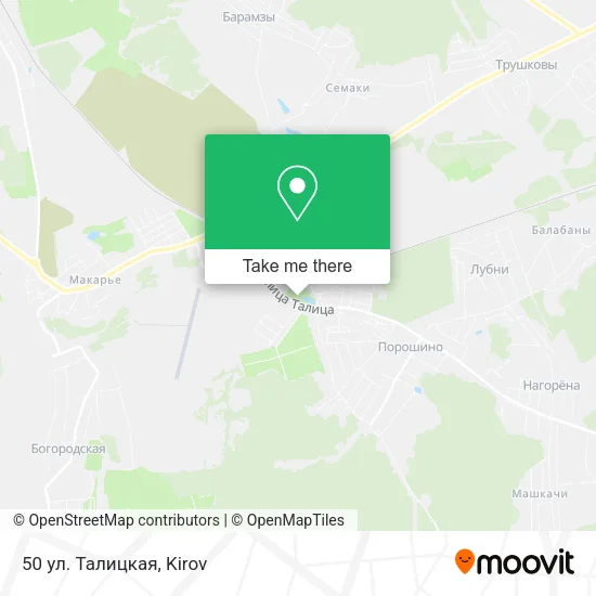 50 ул. Талицкая map