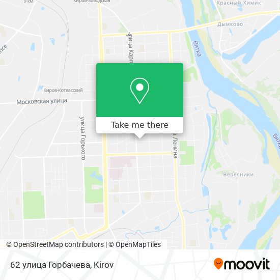 62 улица Горбачева map