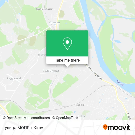 улица МОПРа map