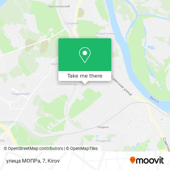 улица МОПРа, 7 map
