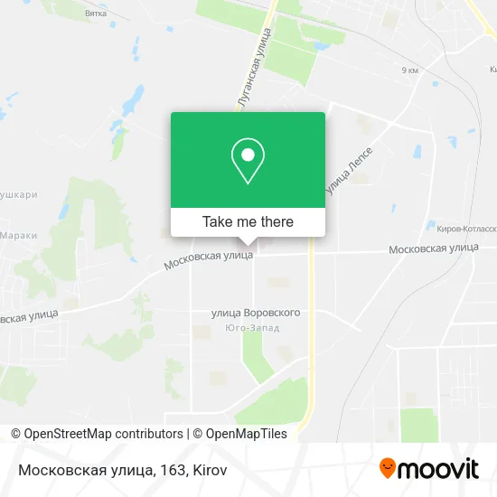 Московская улица, 163 map