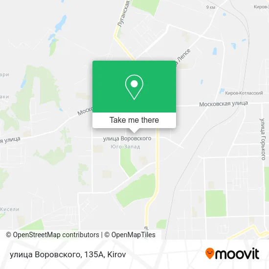 улица Воровского, 135А map