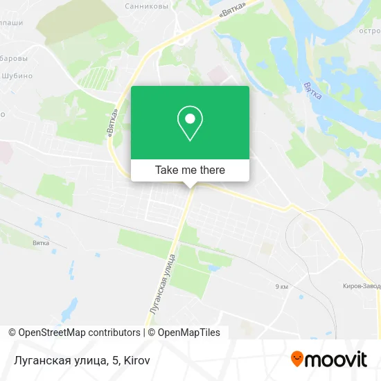 Луганская улица, 5 map