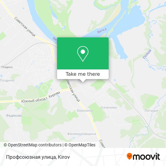 Профсоюзная улица map