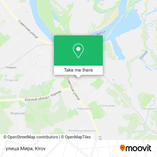 улица Мира map