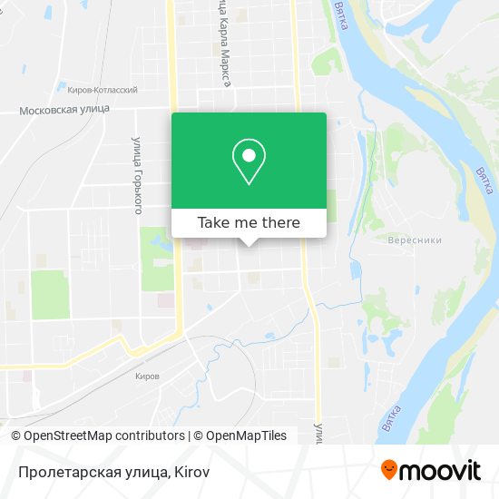 Пролетарская улица map