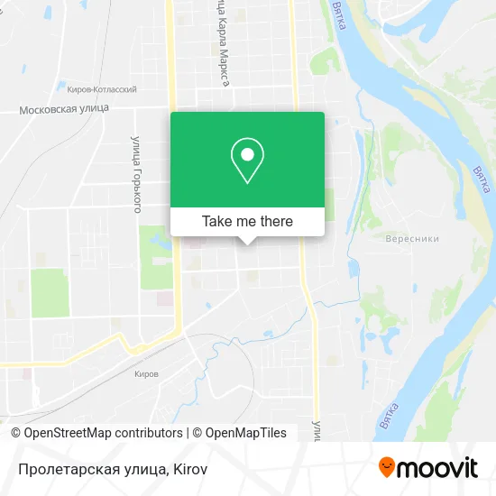 Пролетарская улица map