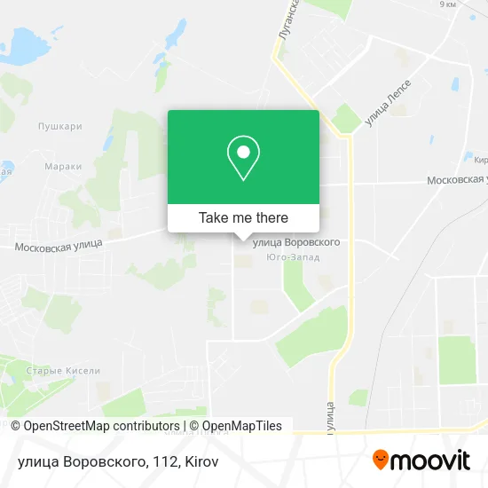 улица Воровского, 112 map