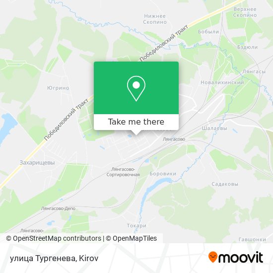 улица Тургенева map