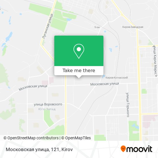 Московская улица, 121 map