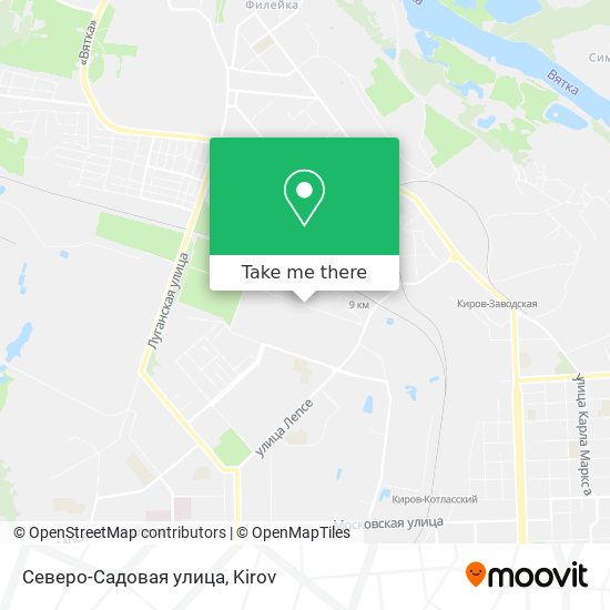 Северо-Садовая улица map