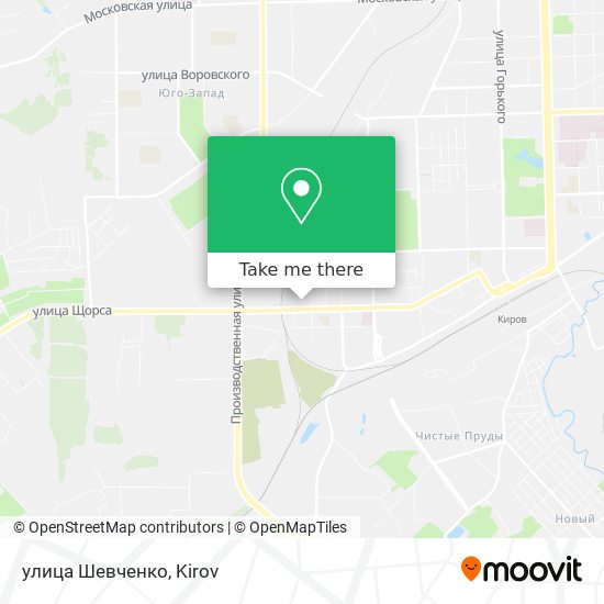 улица Шевченко map