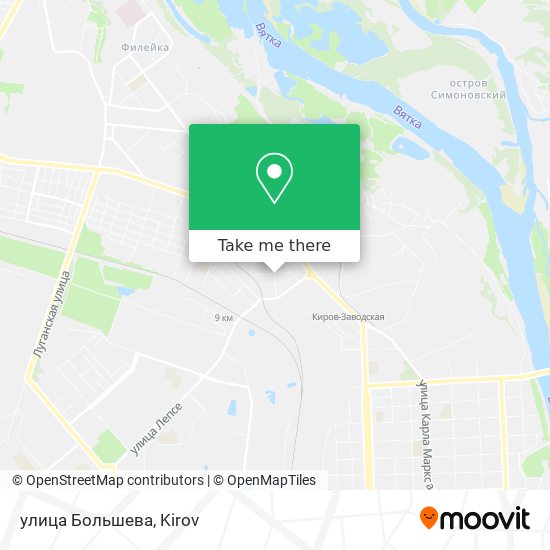 улица Большева map