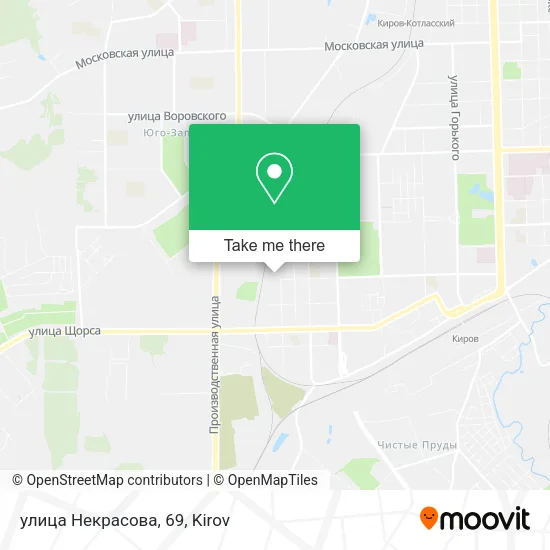 улица Некрасова, 69 map