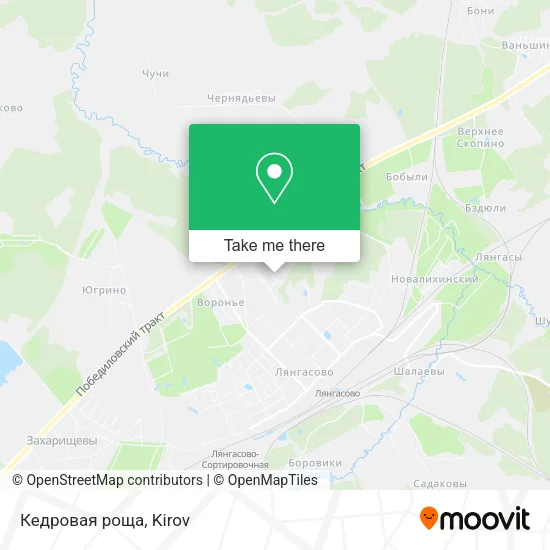 Кедровая роща map