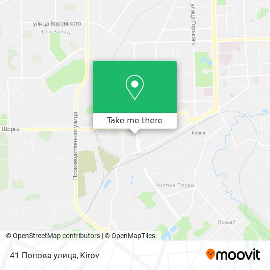 41 Попова улица map